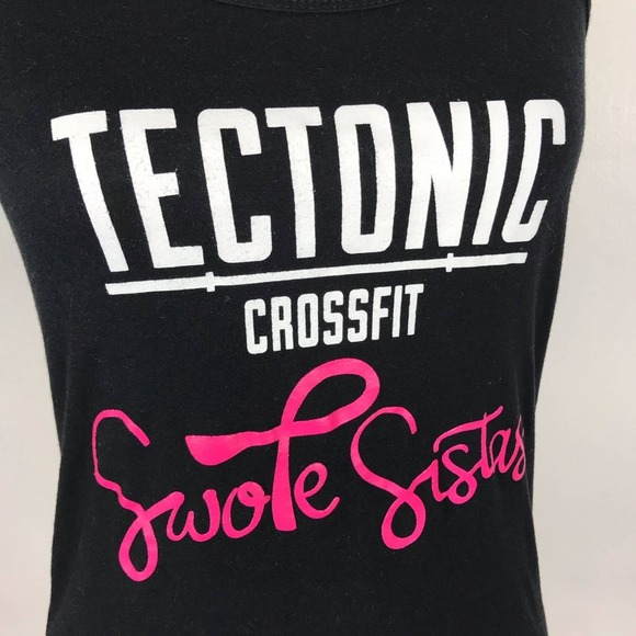 CrossFit Racerback Tank Top Techtonic Swole Sistas Workout Womens Sz Small - Picture 6 of 8